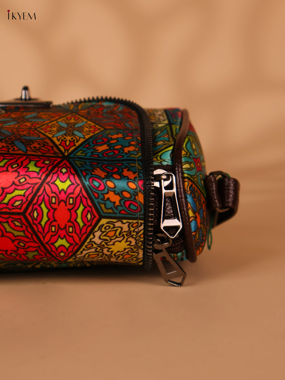 Printed cotton Sling Bag  – Multicolour
