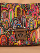 Printed cotton Sling Bag– Multicolour