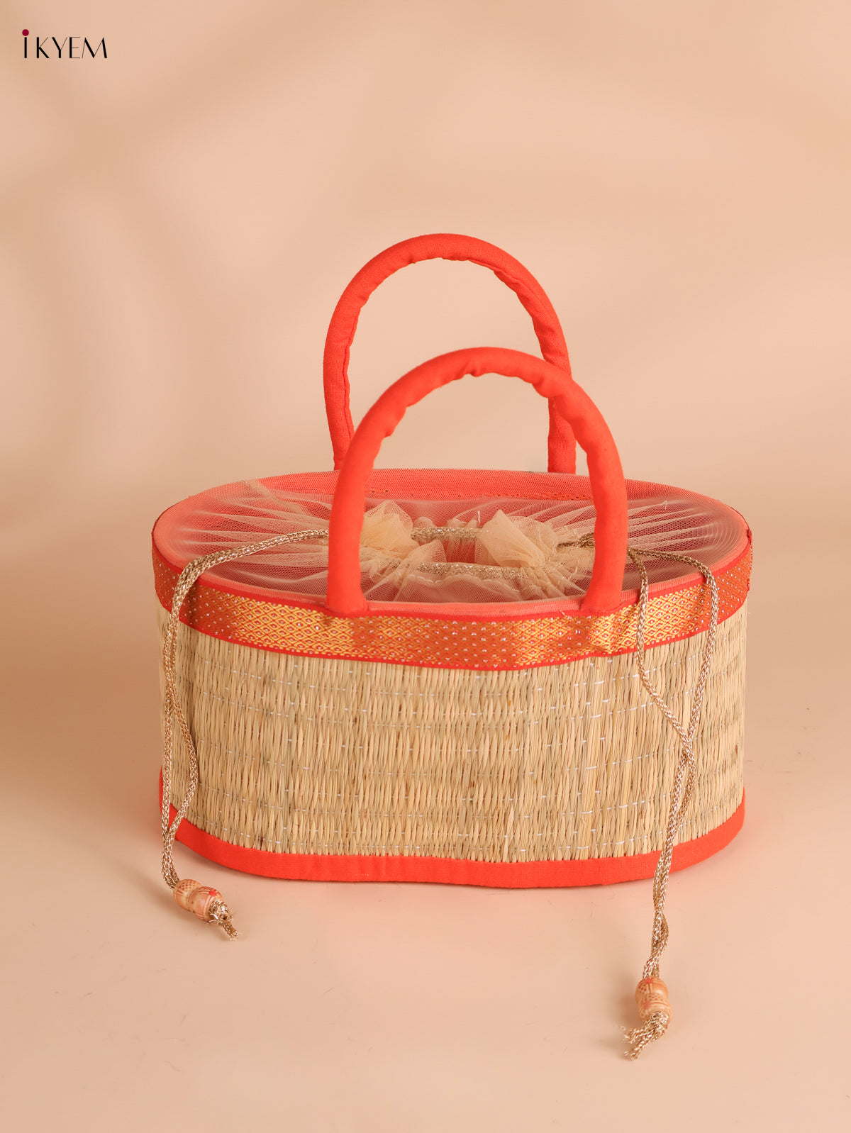 Potli Korai Basket-Orange (6x9)-KEJ06008