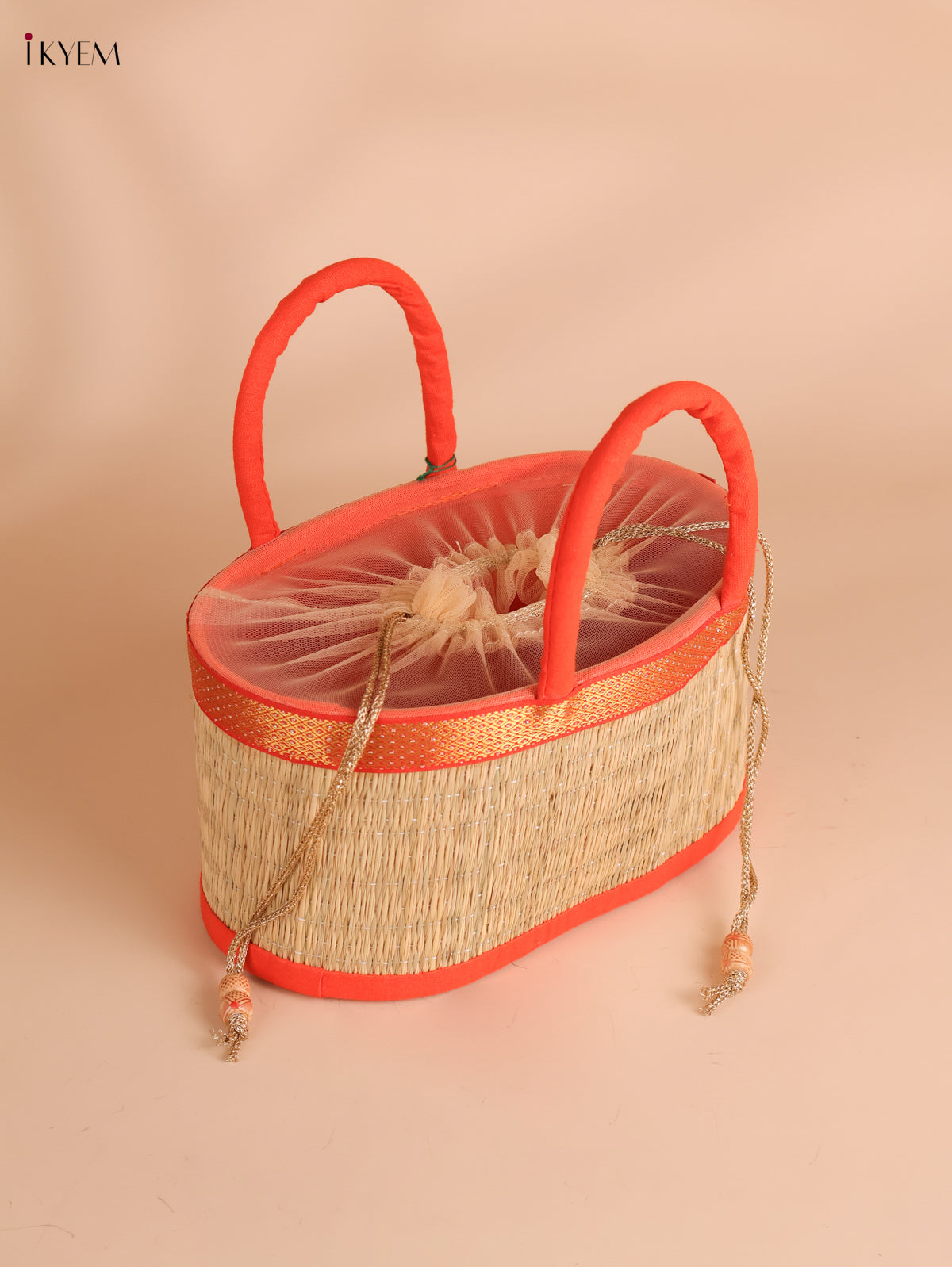 Potli Korai Basket-Orange (6x9)-KEJ06008