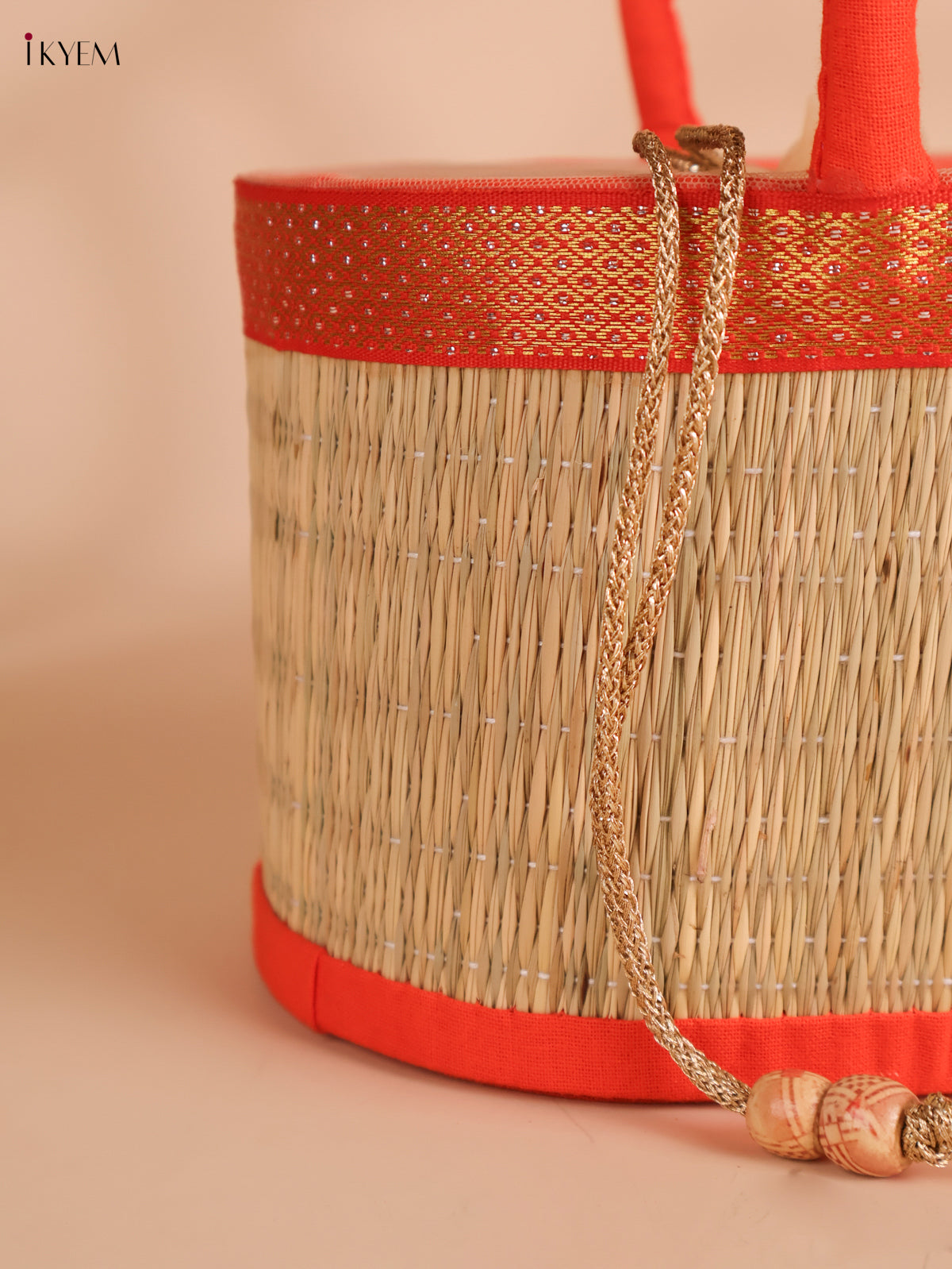 Potli Korai Basket-Orange (6x9)-KEJ06008