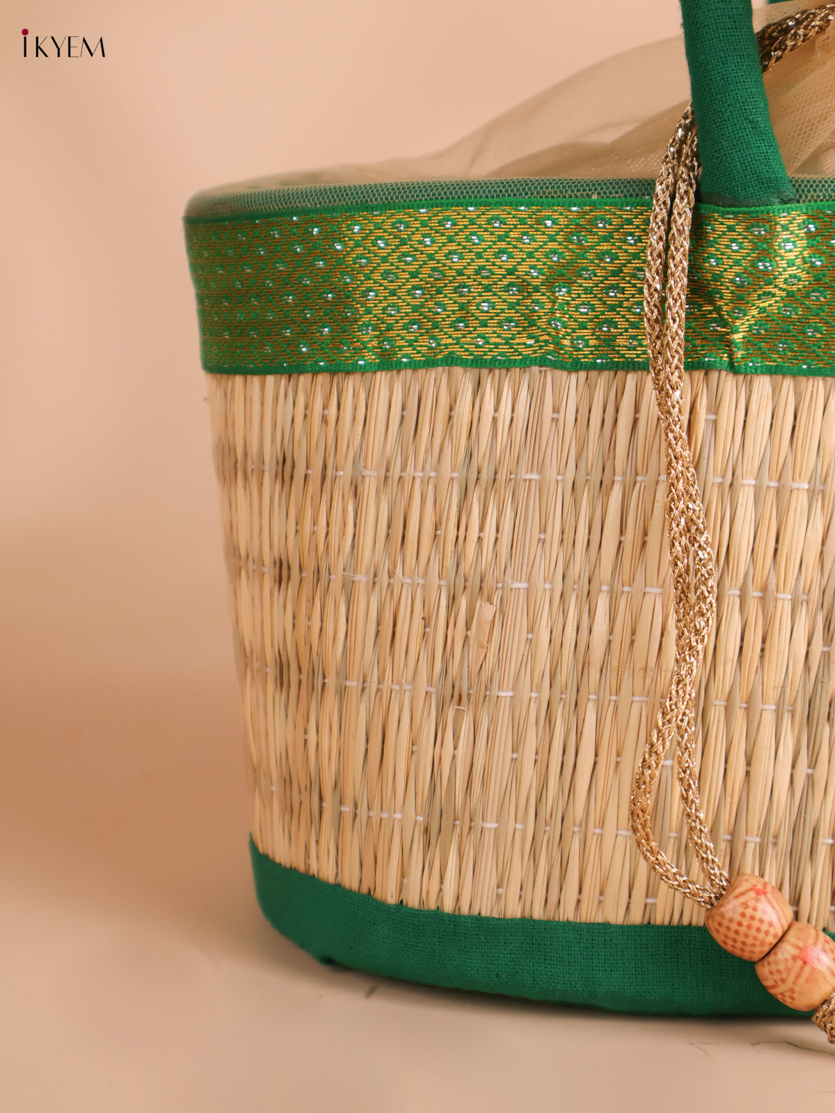Potli Korai Basket-Green(6x9)-KEJ06009