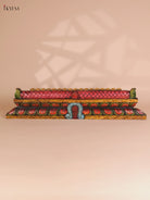 Wooden Hand carved Painted Horizandal Gopuram-(8x36)