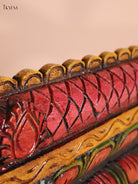 Wooden Hand carved Painted Horizandal Gopuram-(8x36)