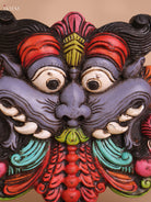 Wooden Hand Carved Painted Horse Yazhi Wall Bracket (12x15)