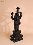 Wooden Hand Carved Painted Kalyana Balaji Statue (26x9)