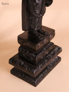 Wooden Hand Carved Painted Kalyana Balaji Statue (26x9)