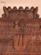 Wooden Hand Carved Namam Gopuram-(18x15)