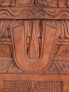 Wooden Hand Carved Namam Gopuram-(18x15)