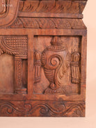 Wooden Hand Carved Namam Gopuram-(18x15)