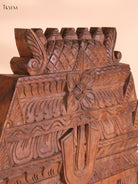 Wooden Hand Carved Namam Gopuram-(18x15)