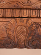 Wooden Hand Carved Gopuram Panel-Wood (10x30)