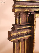 Wooden Hand Carved Temple Gopuram Vertical (37x18)