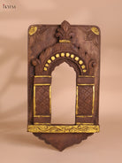 Wooden Hand Carved wall Frame (18x10)