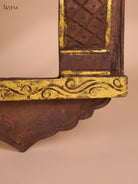 Wooden Hand Carved wall Frame (18x10)