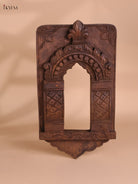 Wooden Hand Carved wall Frame (18x10)