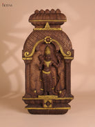 Wooden Hand Carved Ramar Avataram Gopuram Vertical (24x12)