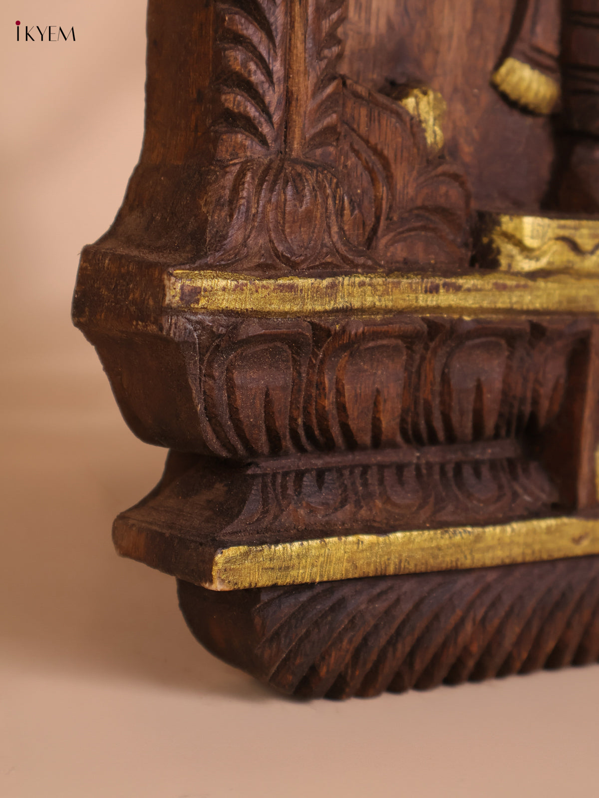 Wooden Hand Carved Ramar Avataram Gopuram Vertical (24x12)