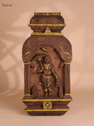 Wooden Hand Carved Vamana Avataram Gopuram Vertical (24x12)