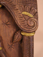 Wooden Hand Carved Vamana Avataram Gopuram Vertical (24x12)