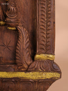Wooden Hand Carved Vamana Avataram Gopuram Vertical (24x12)