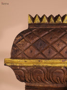 Wooden Hand Carved Vamana Avataram Gopuram Vertical (24x12)