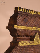 Wooden Hand Carved Vamana Avataram Gopuram Vertical (24x12)