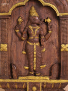 Wooden Hand Carved Varha Avataram Gopuram Vertical (24x12)