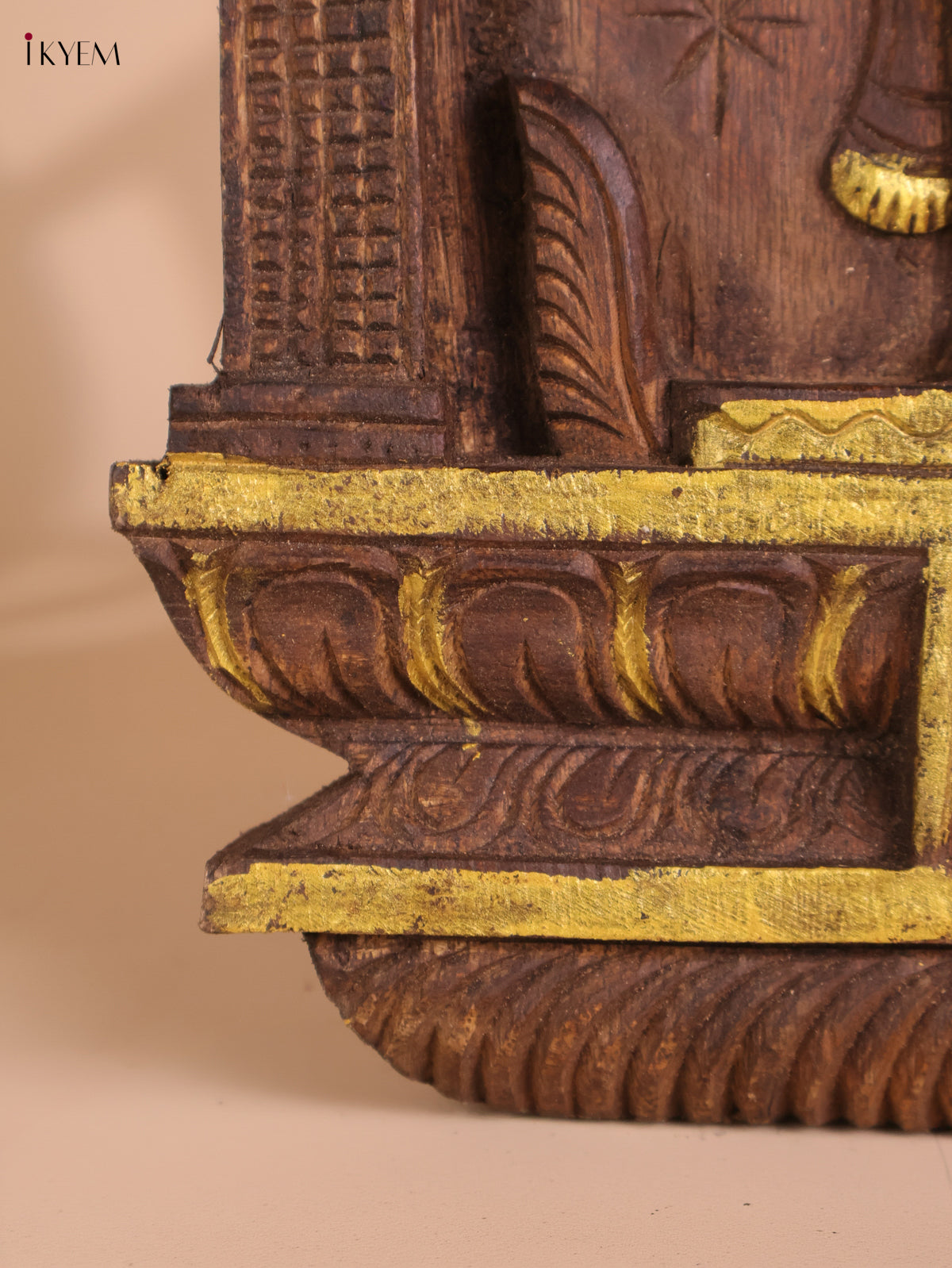 Wooden Hand Carved Varha Avataram Gopuram Vertical (24x12)