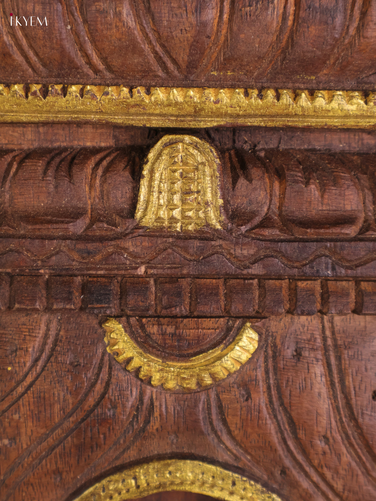 Wooden Hand Carved Varha Avataram Gopuram Vertical (24x12)