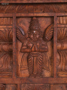 Wooden Hand Carved Painted Garudan Vertical Gopuram (24x12)