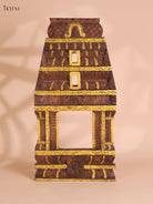 Wooden Hand Carved Vertical Gopuram (24x12)