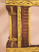 Wooden Hand Carved Vertical Gopuram (24x12)