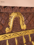 Wooden Hand Carved Vertical Gopuram (24x12)
