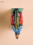 Wooden Hand Carved Painted Bodhil wall Bracket (Set of 2)(7x9)