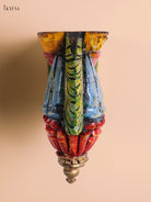 Wooden Hand Carved Painted Bodhil wall Bracket(10x12)