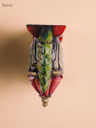 Wooden Hand Carved Painted Bodhil wall Bracket(10x12)