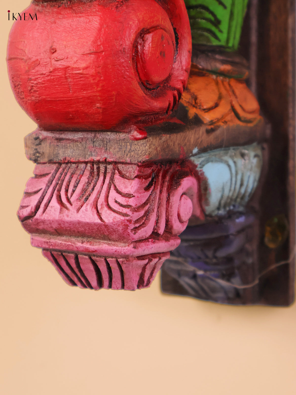 Wooden Hand Carved Yali Bracket(15x8)