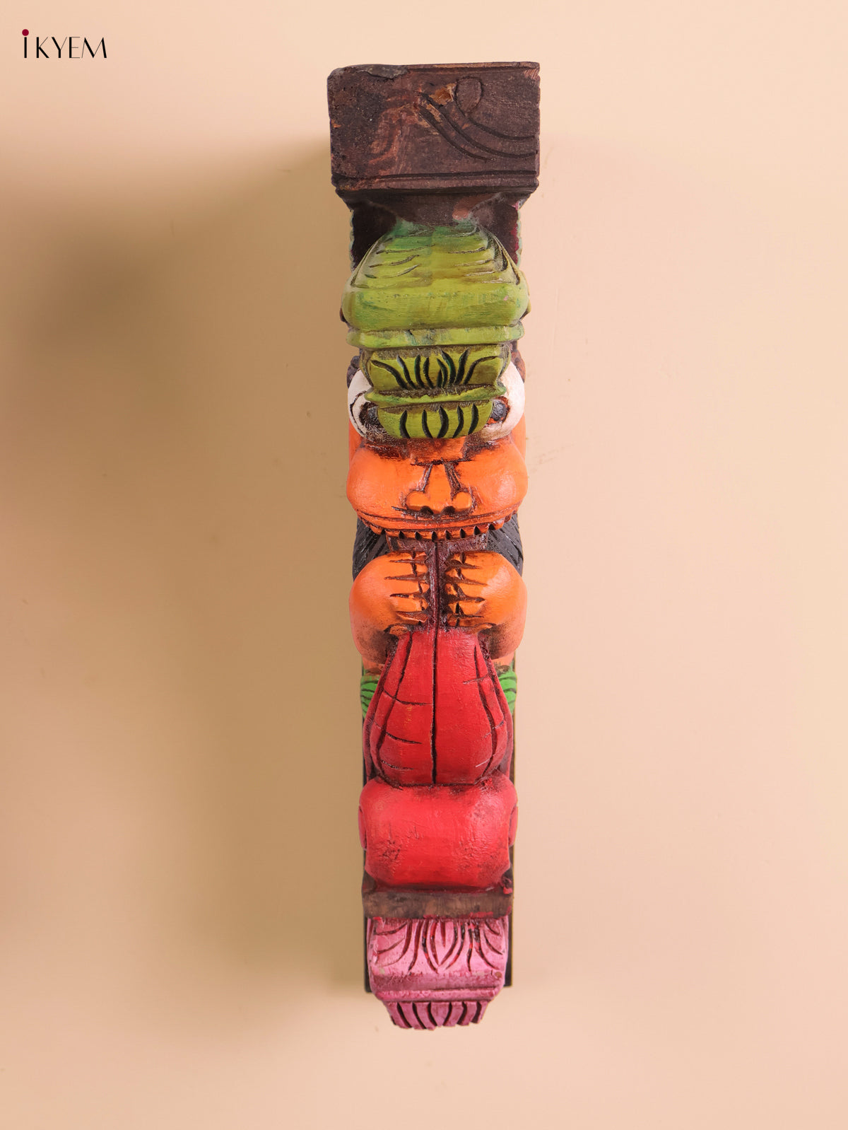Wooden Hand Carved Yali Bracket(15x8)