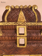 Wooden Hand Carved Yalli Gopuram (18x12)