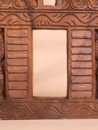 Wooden Hand Carved Yalli Gopuram (18x12)