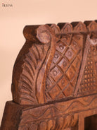 Wooden Hand Carved Yalli Gopuram (18x12)