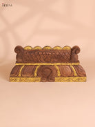 Wooden Hand Carved Gopuram Panel (7x15)