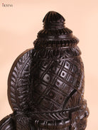 Wooden Hand Carved Painted Lord Balaji Heads Black(18x10)