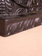 Wooden Hand Carved Painted Lord Balaji Heads Black(18x10)