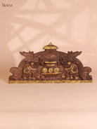 Wooden Hand Carved Kalasam Panels (12x24)