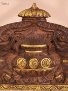 Wooden Hand Carved Kalasam Panels (12x24)