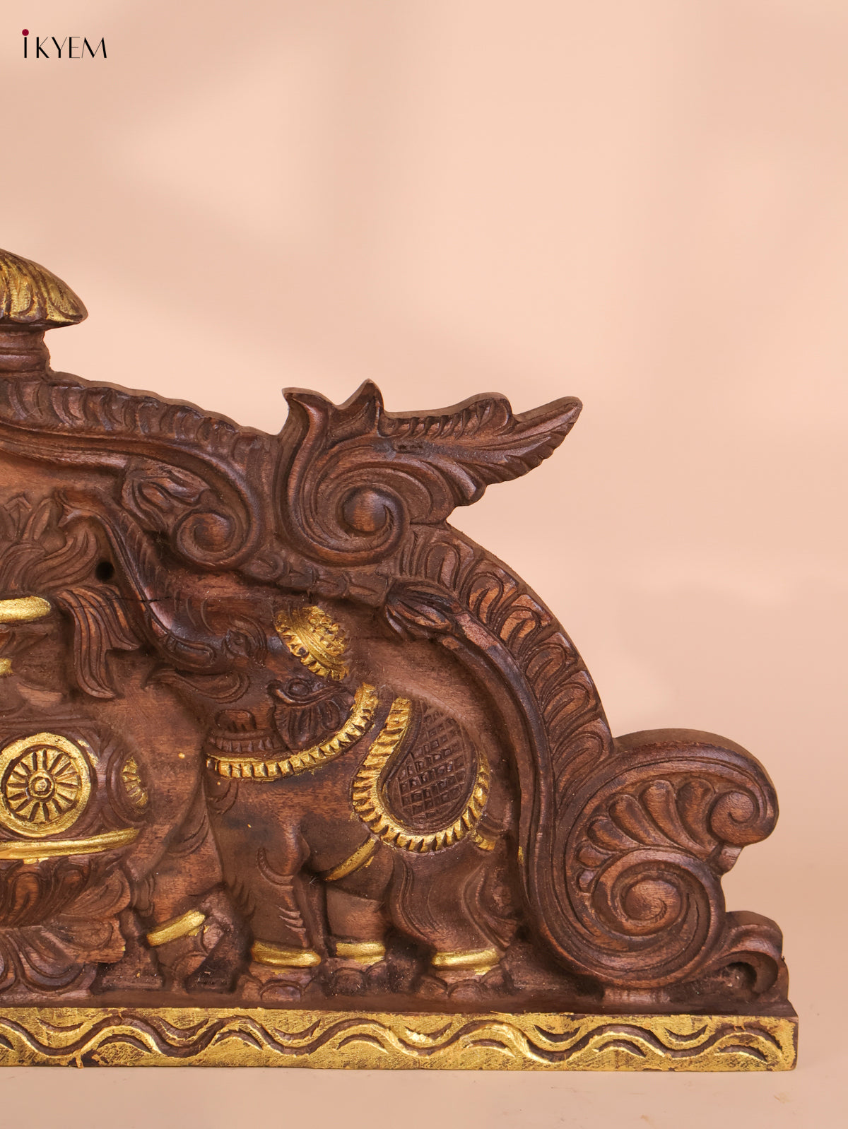 Wooden Hand Carved Kalasam Panels (12x24)