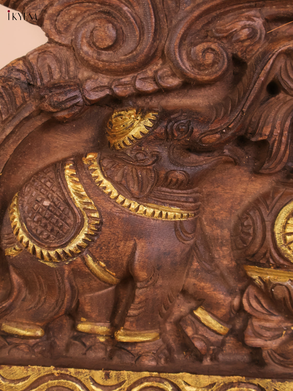 Wooden Hand Carved Kalasam Panels (12x24)