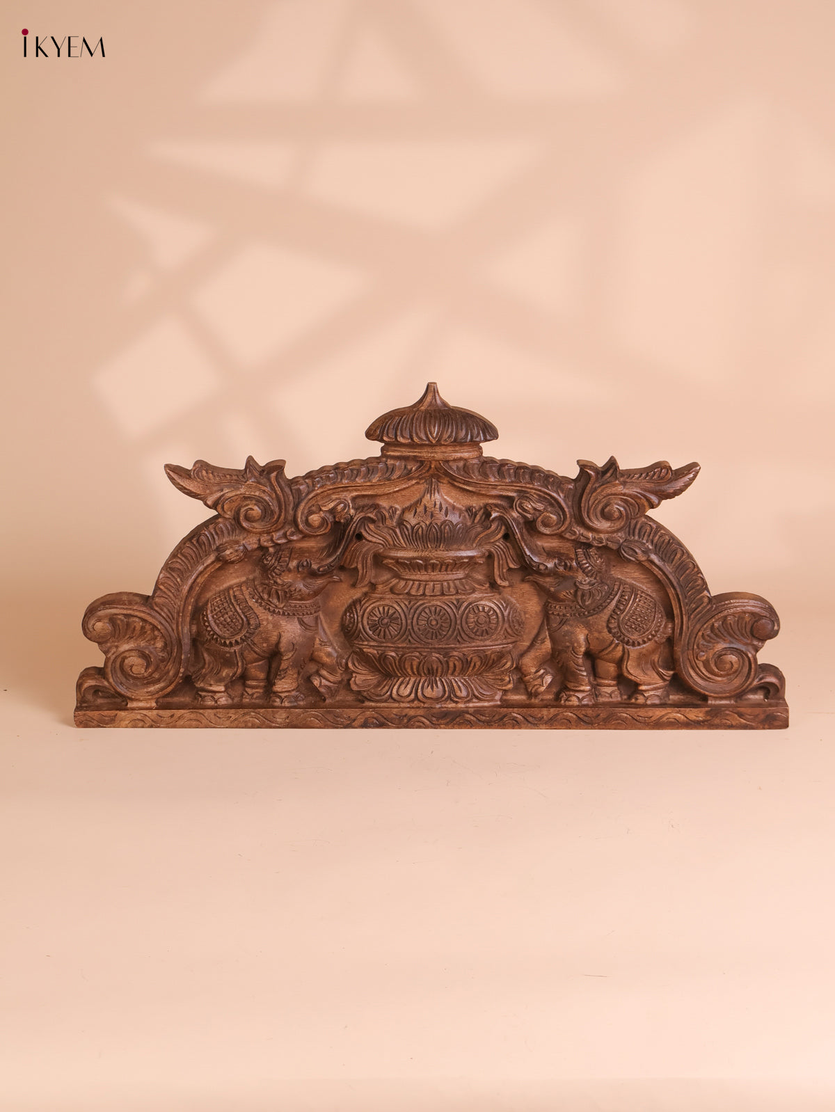 Wooden Hand Carved Kalasam Panels (12x24)